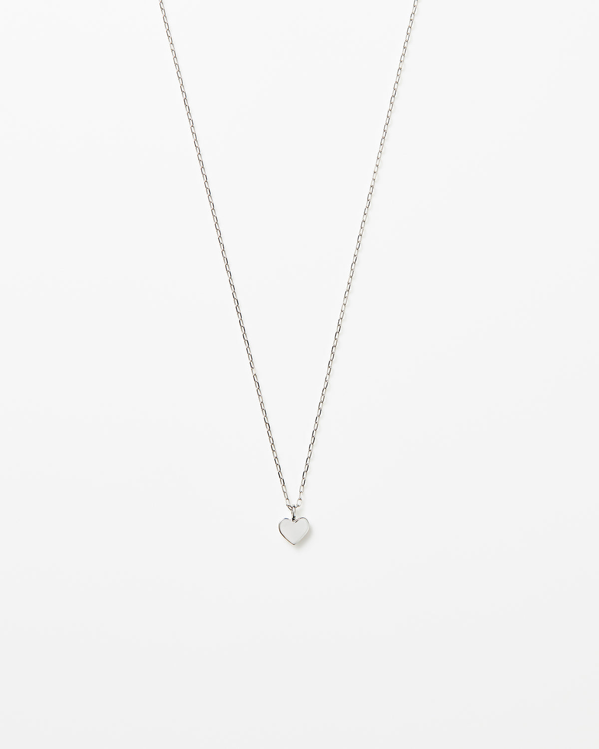 ハートスキンネックレス – プレーンライン