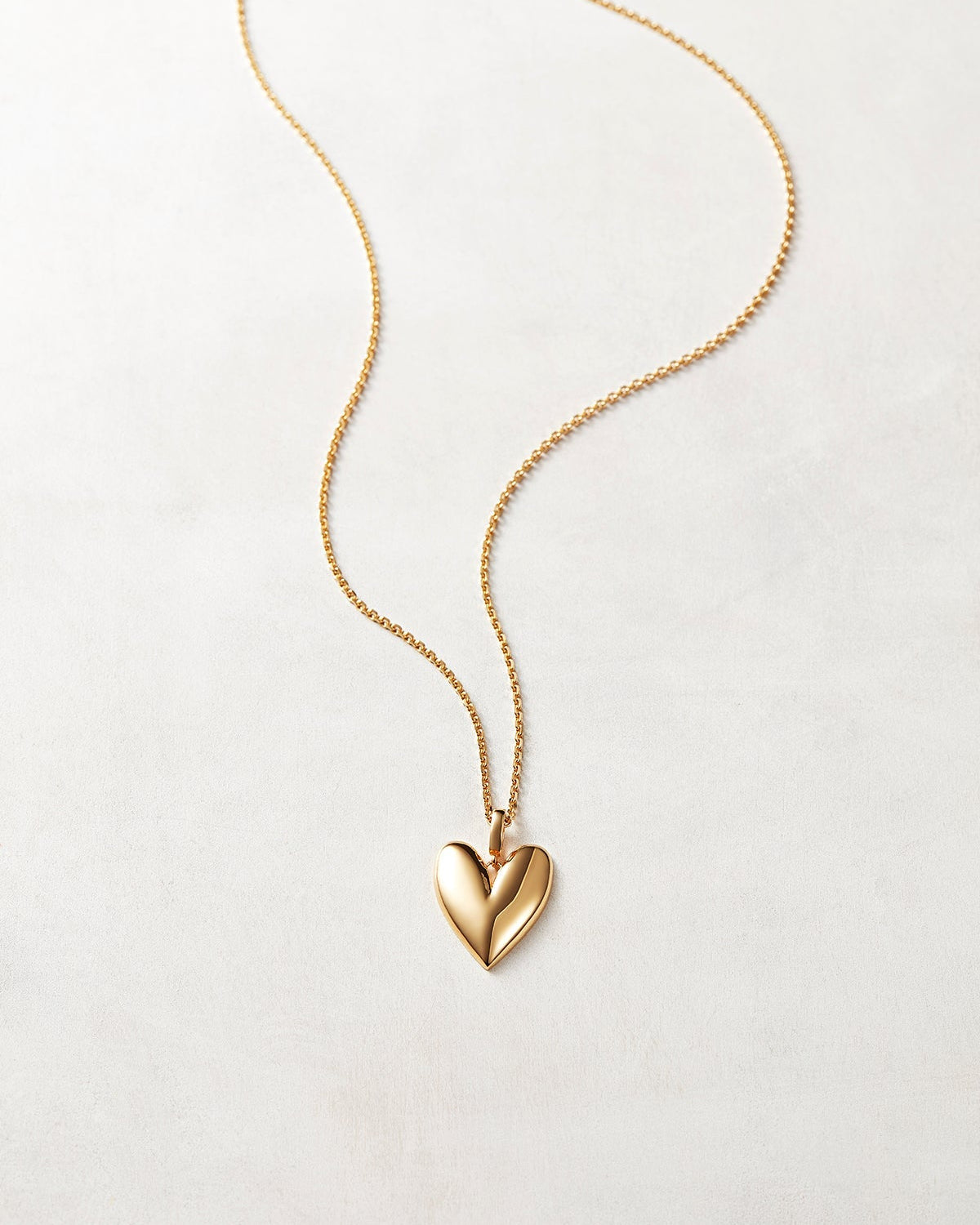 Line Heart ロングネックレス