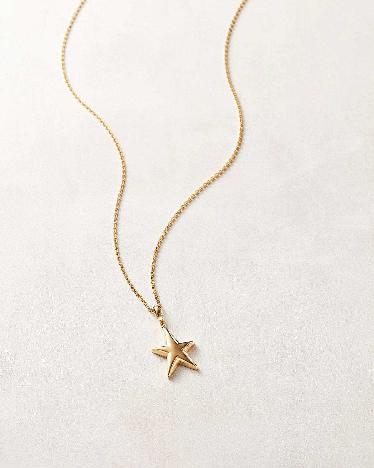 Line Star ロングネックレス