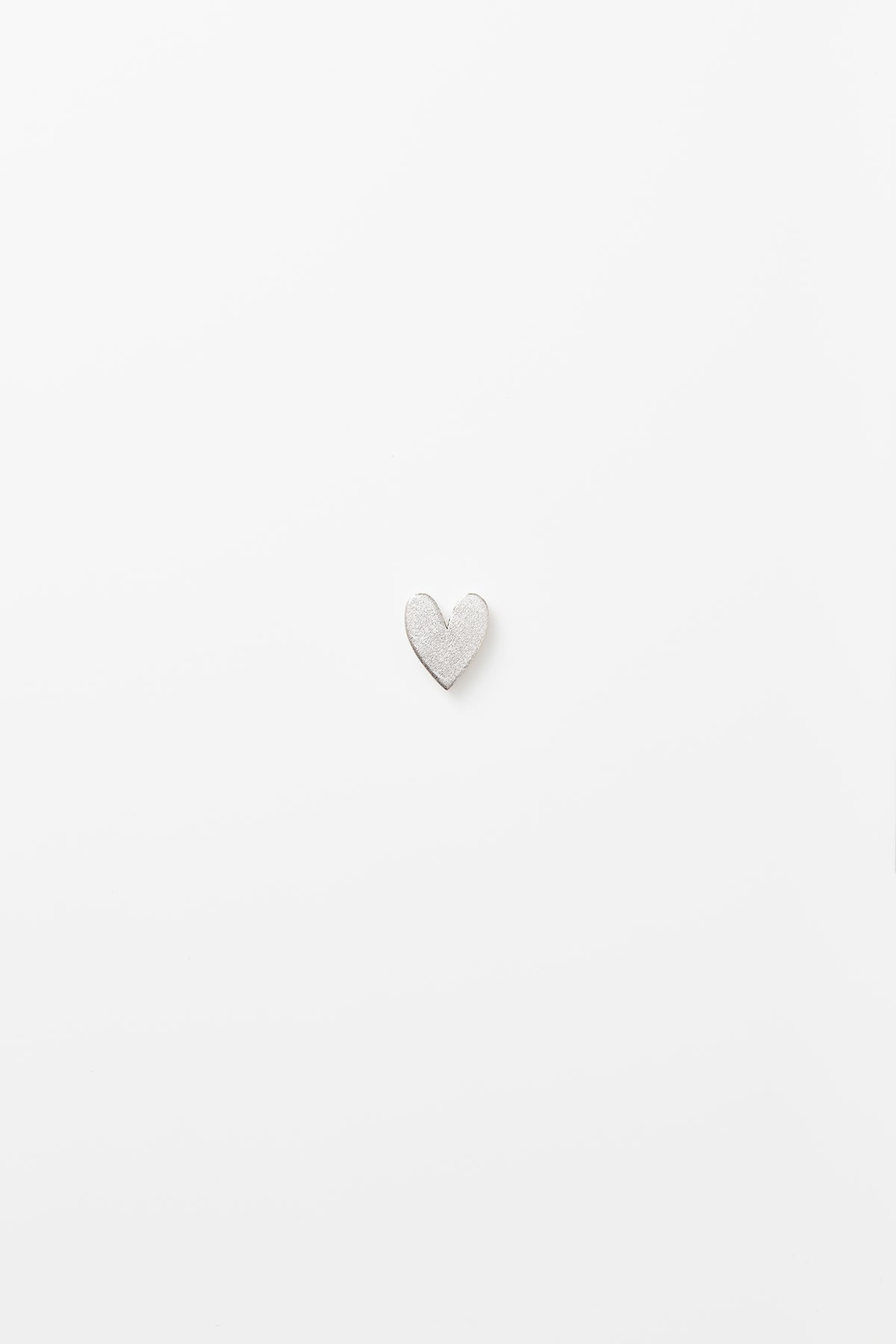 Line Heart フラットピアス