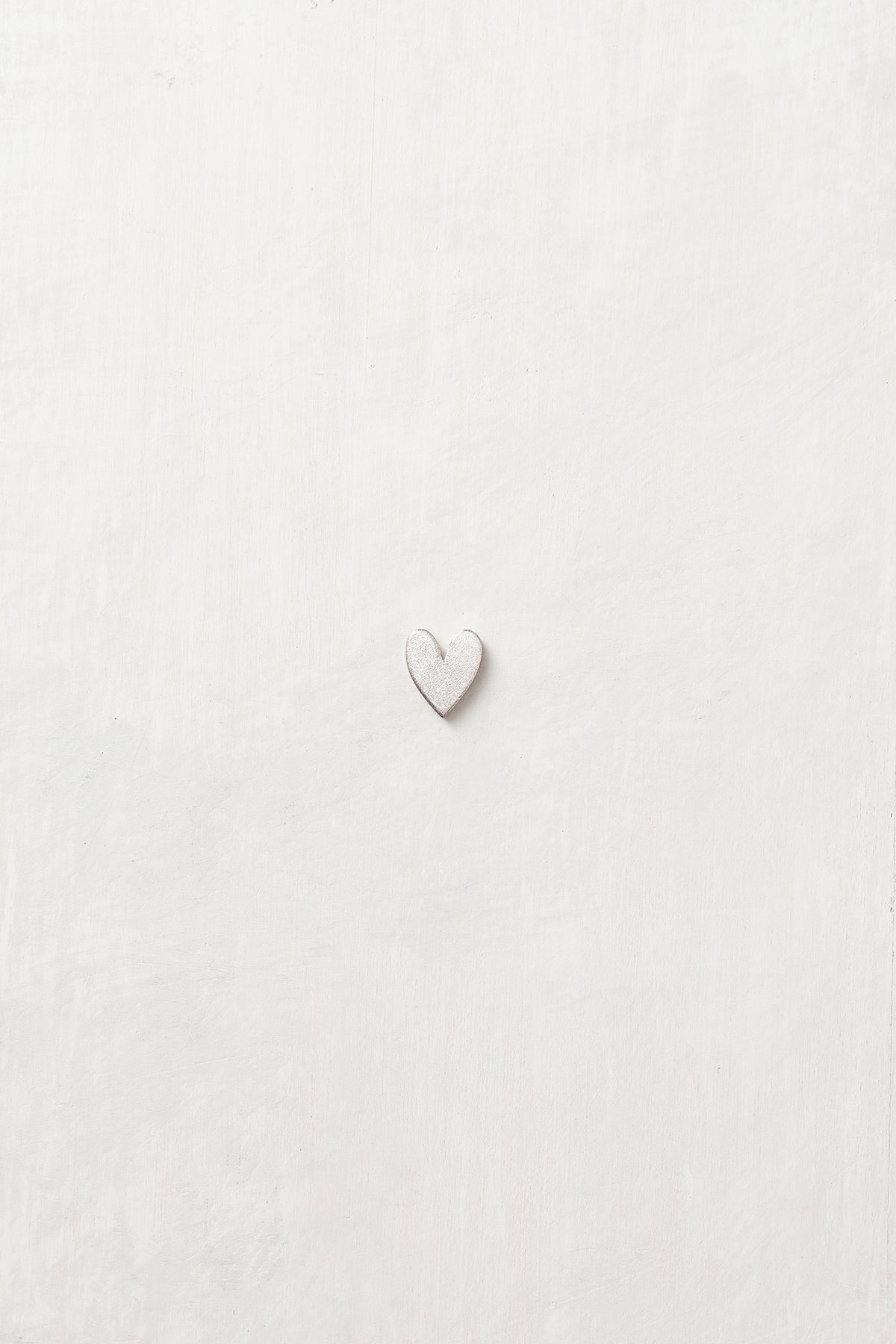 Line Heart フラットピアス