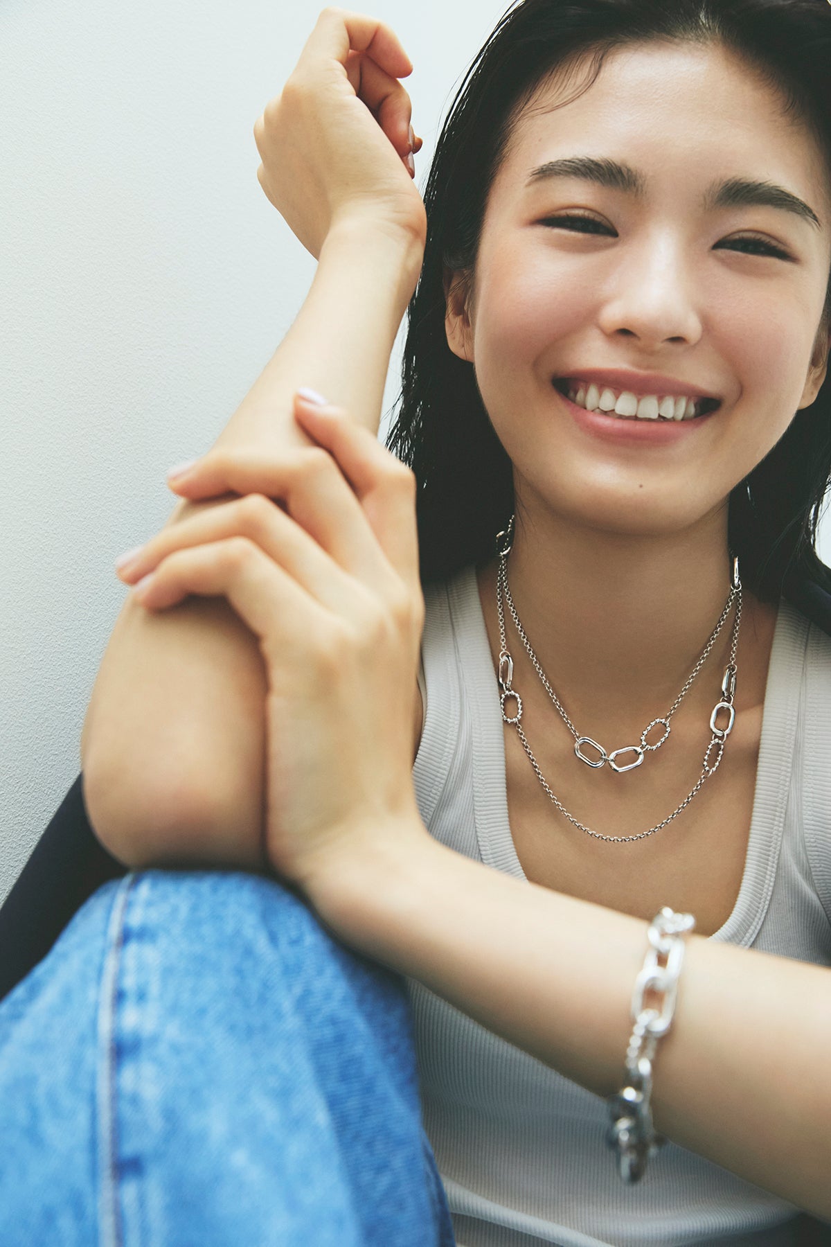 トリニティチェーンロングネックレス
