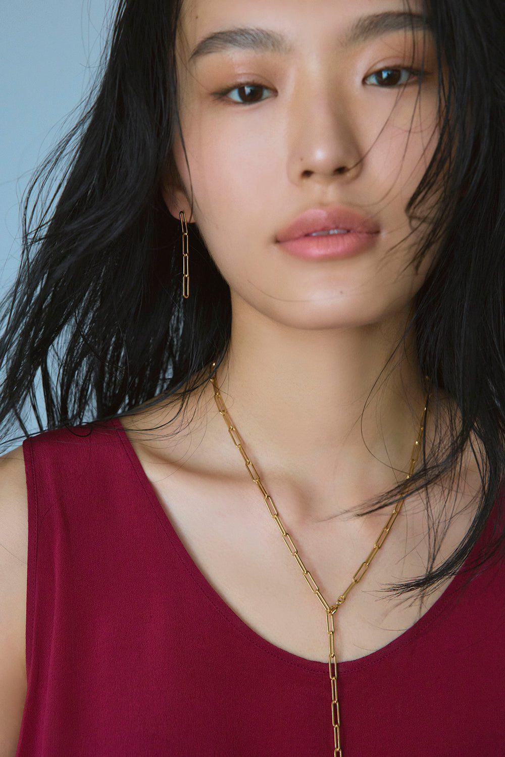 チェーンスウィングピアス