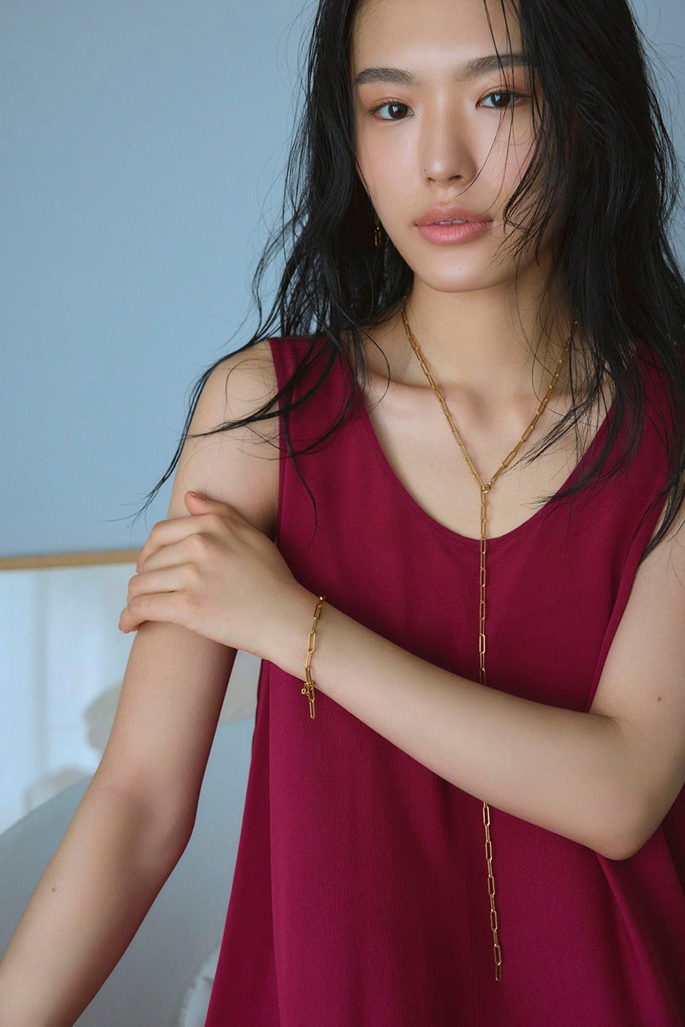 ロングチェーンネックレス（80cm）