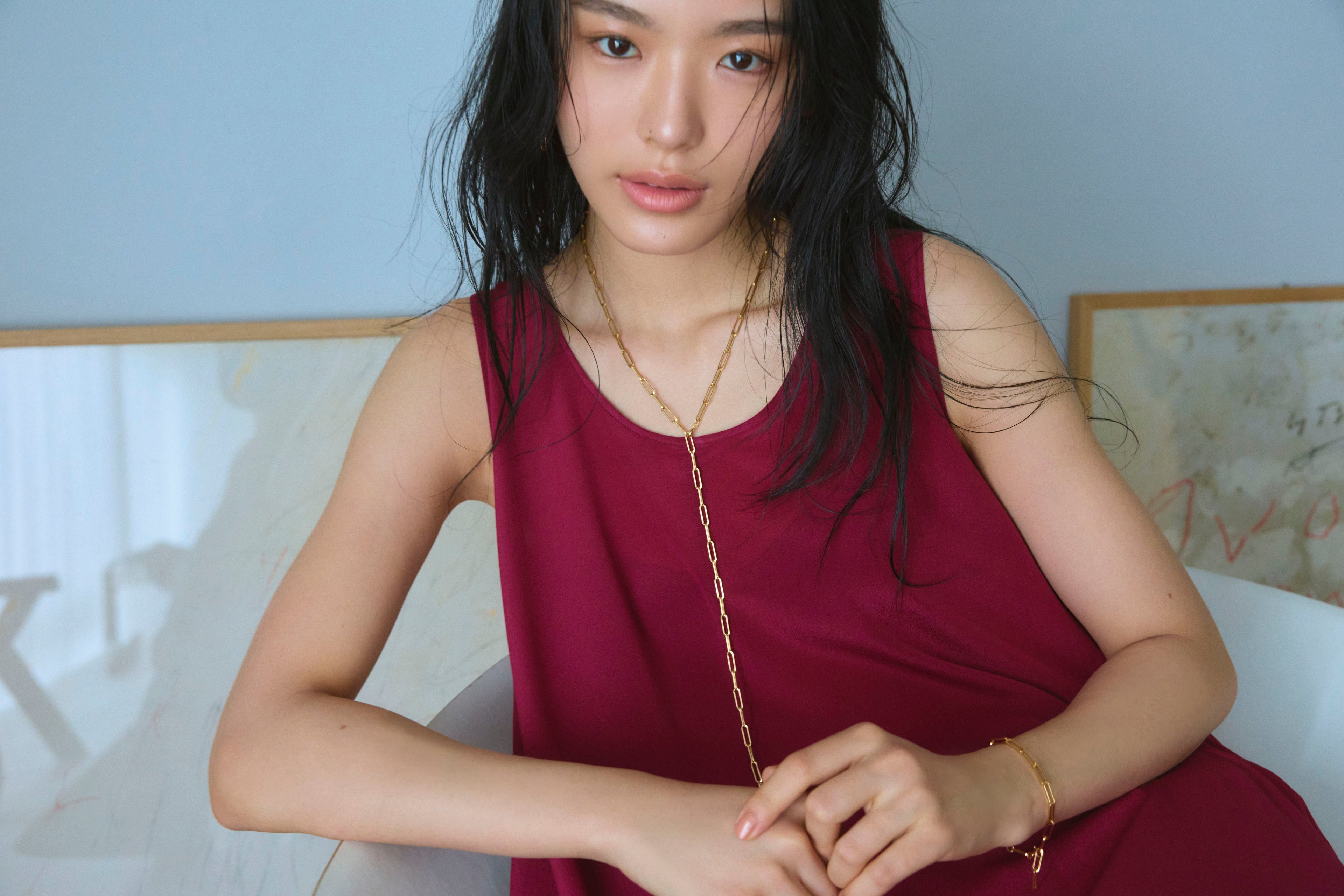 ロングチェーンネックレス（80cm）