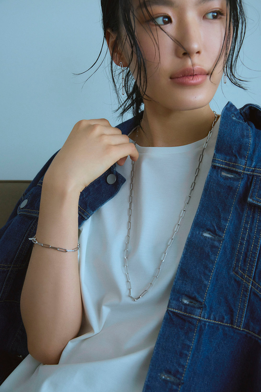 ロングチェーンネックレス（80cm）