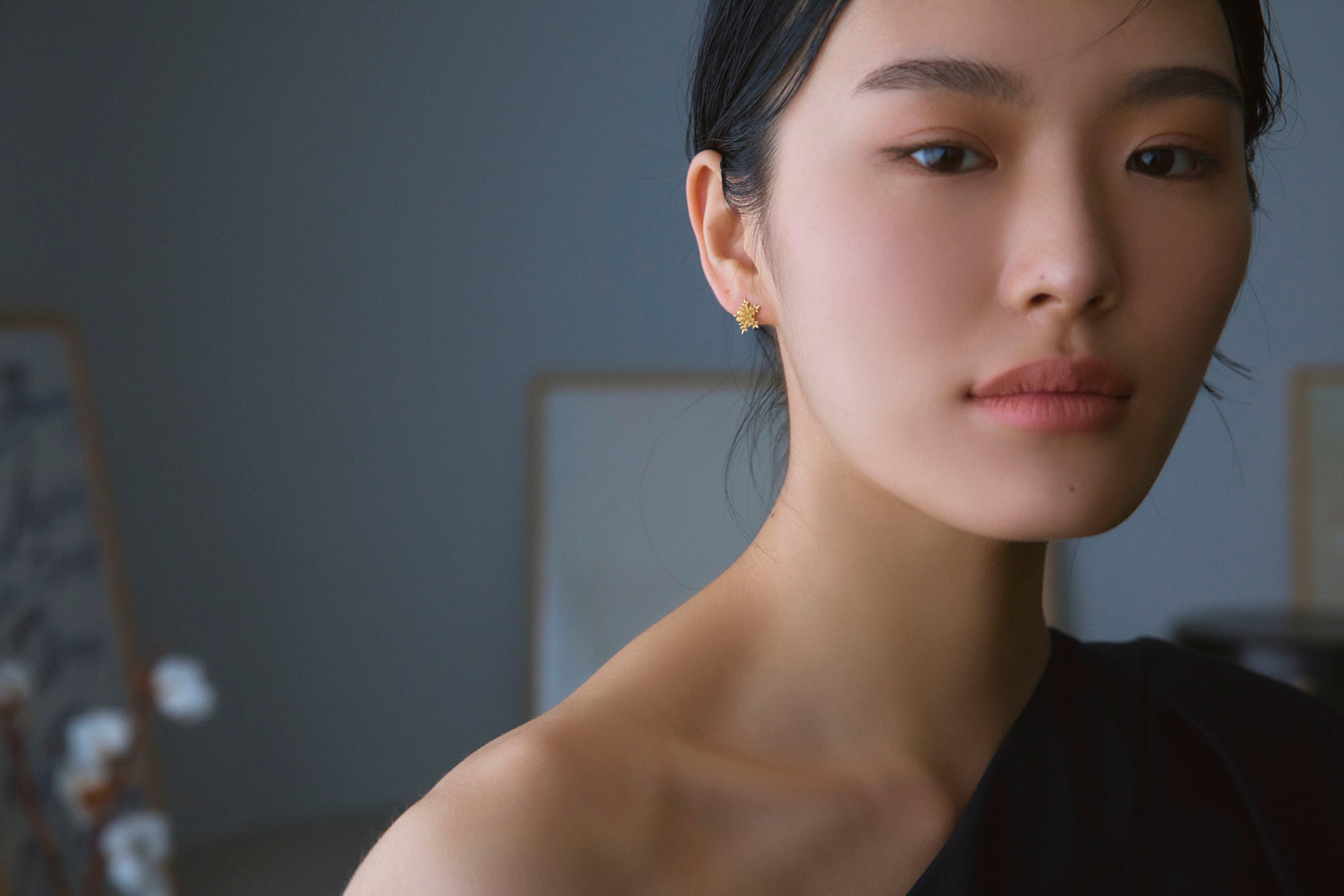 トゲトゲスターピアス（小）