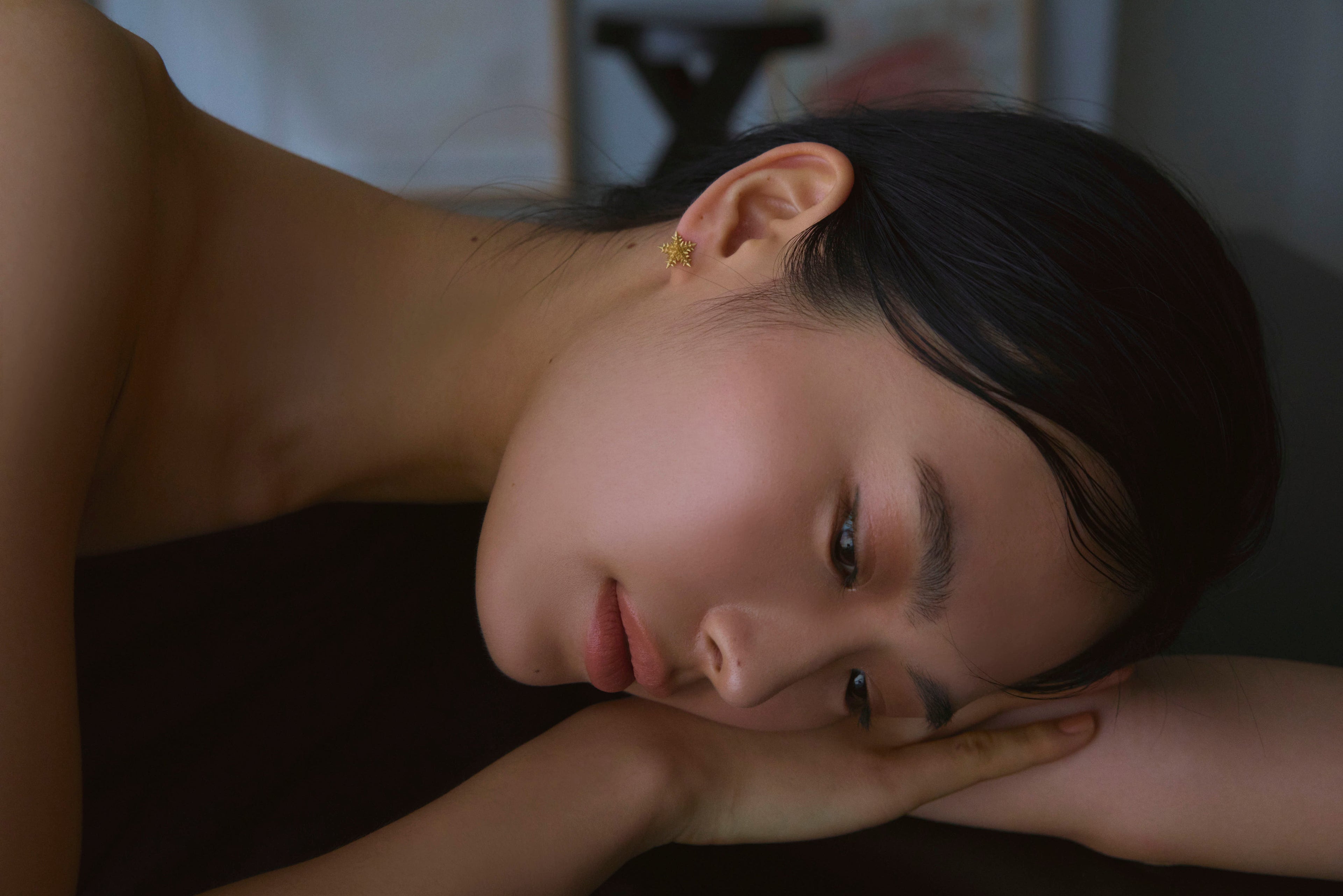 トゲトゲスターピアス（小）