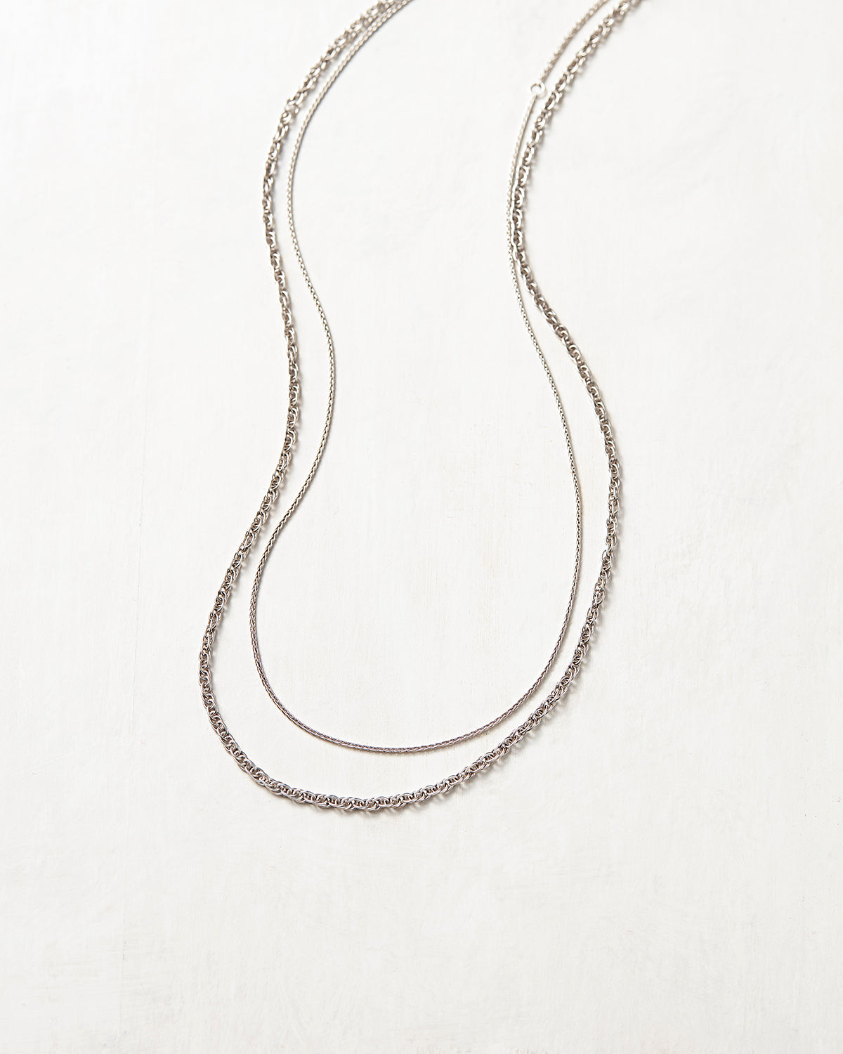 Double Chain Necklace - Bold