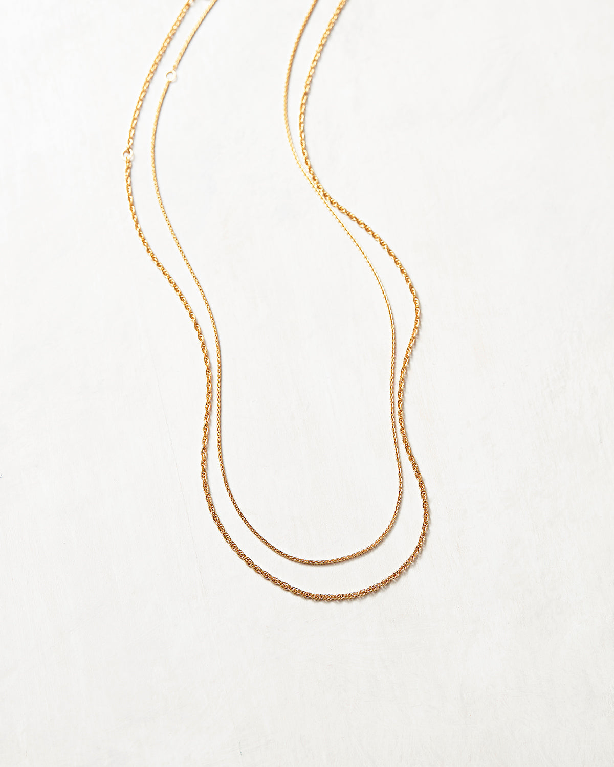 Double Chain Necklace - Slim