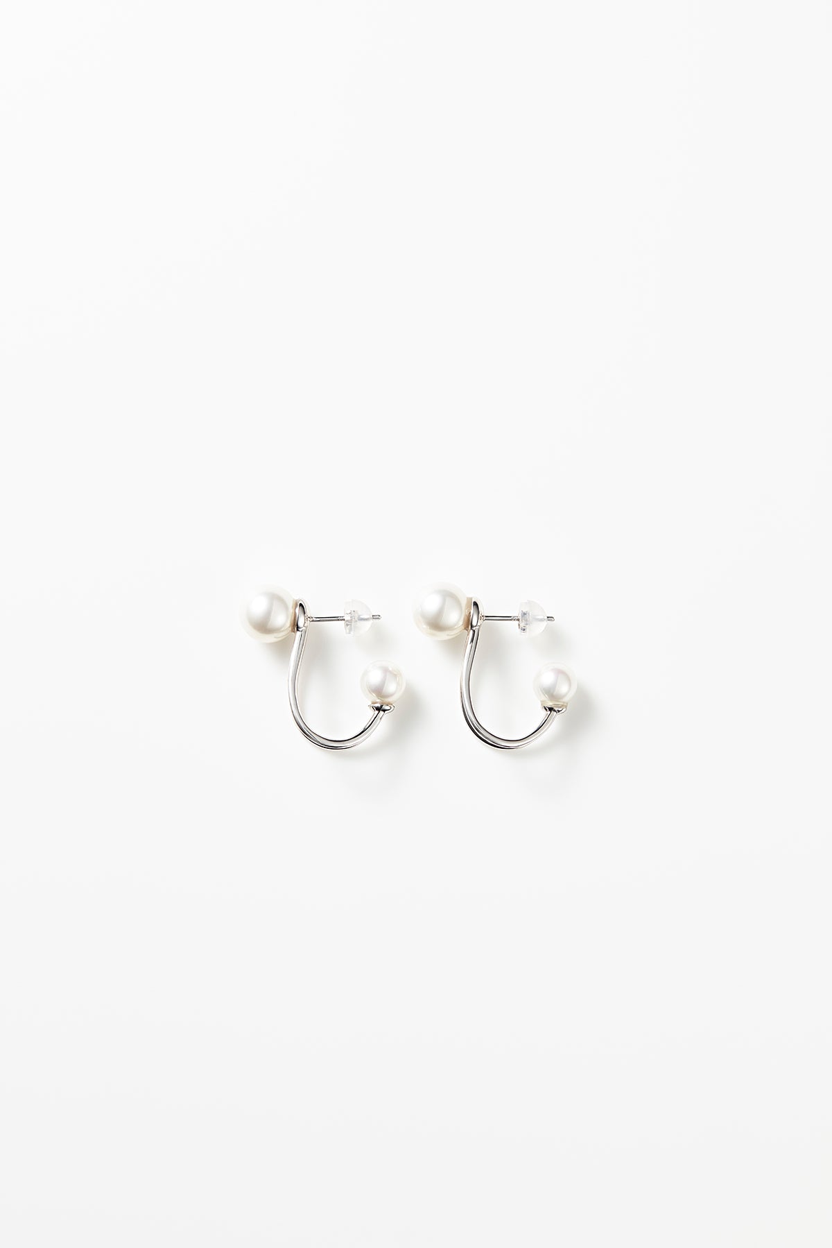 ツインパールピアス
