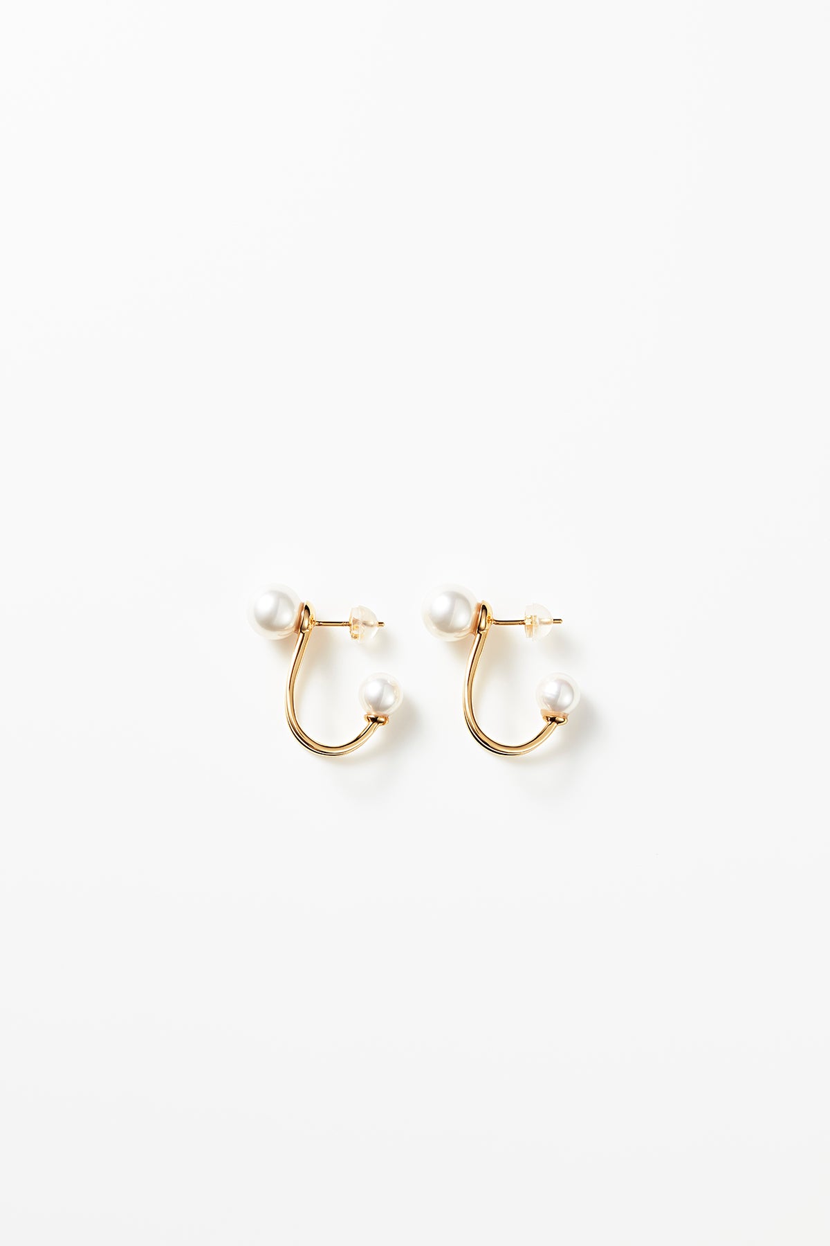 ツインパールピアス