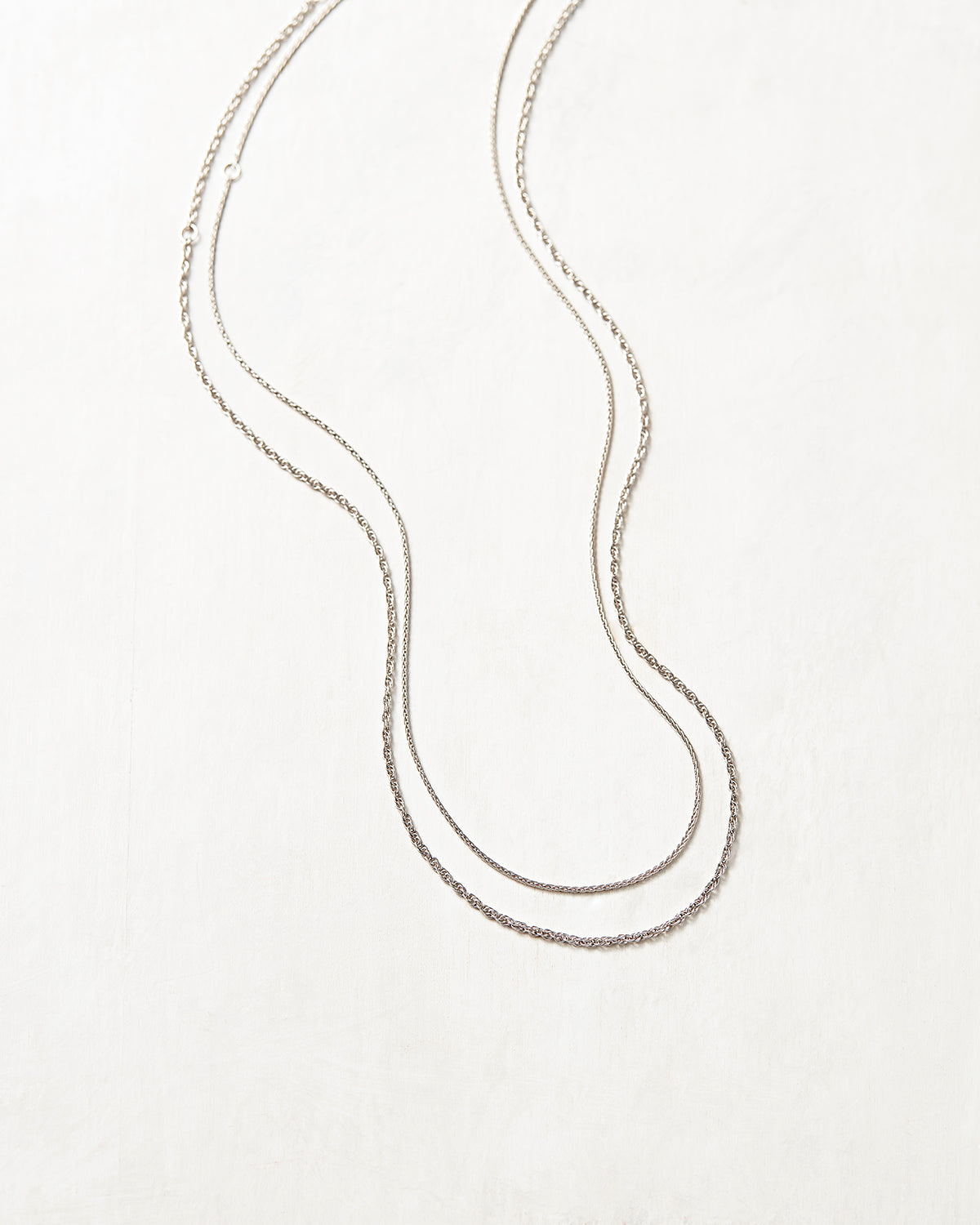 Double Chain Necklace - Slim
