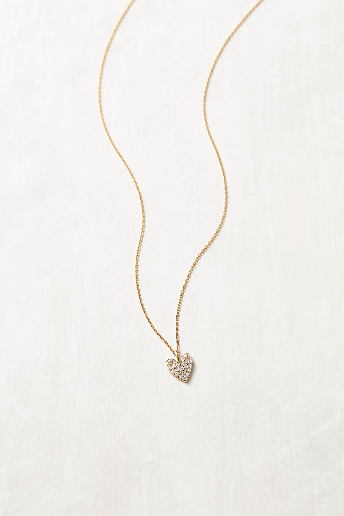Line Heart シャインネックレス