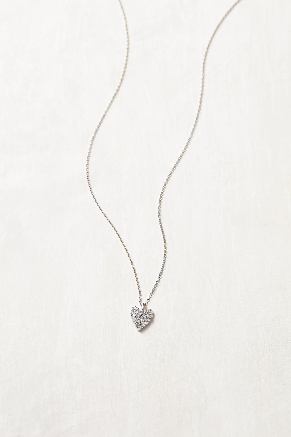 Line Heart シャインネックレス